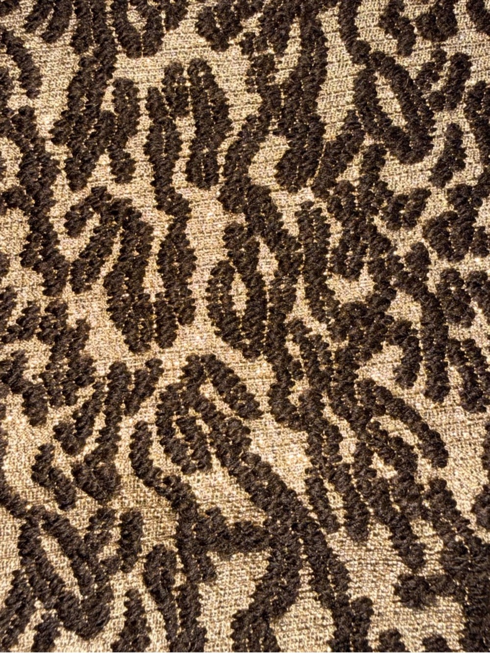 Valentino Roma Wool Silk Mohair Vintage Animal Print‎ Pencil Skirt SZ 10 Italy - Picture 14 of 14